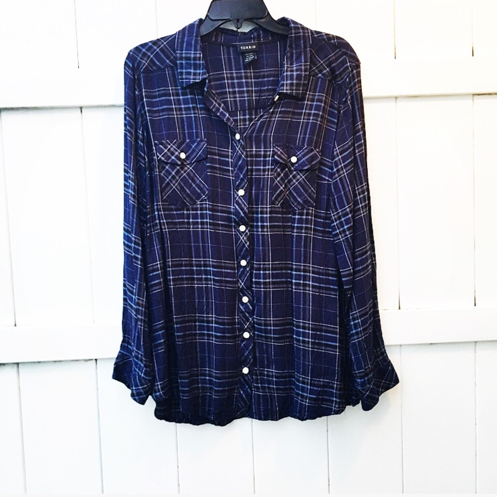 Plaid Button Up Shirt